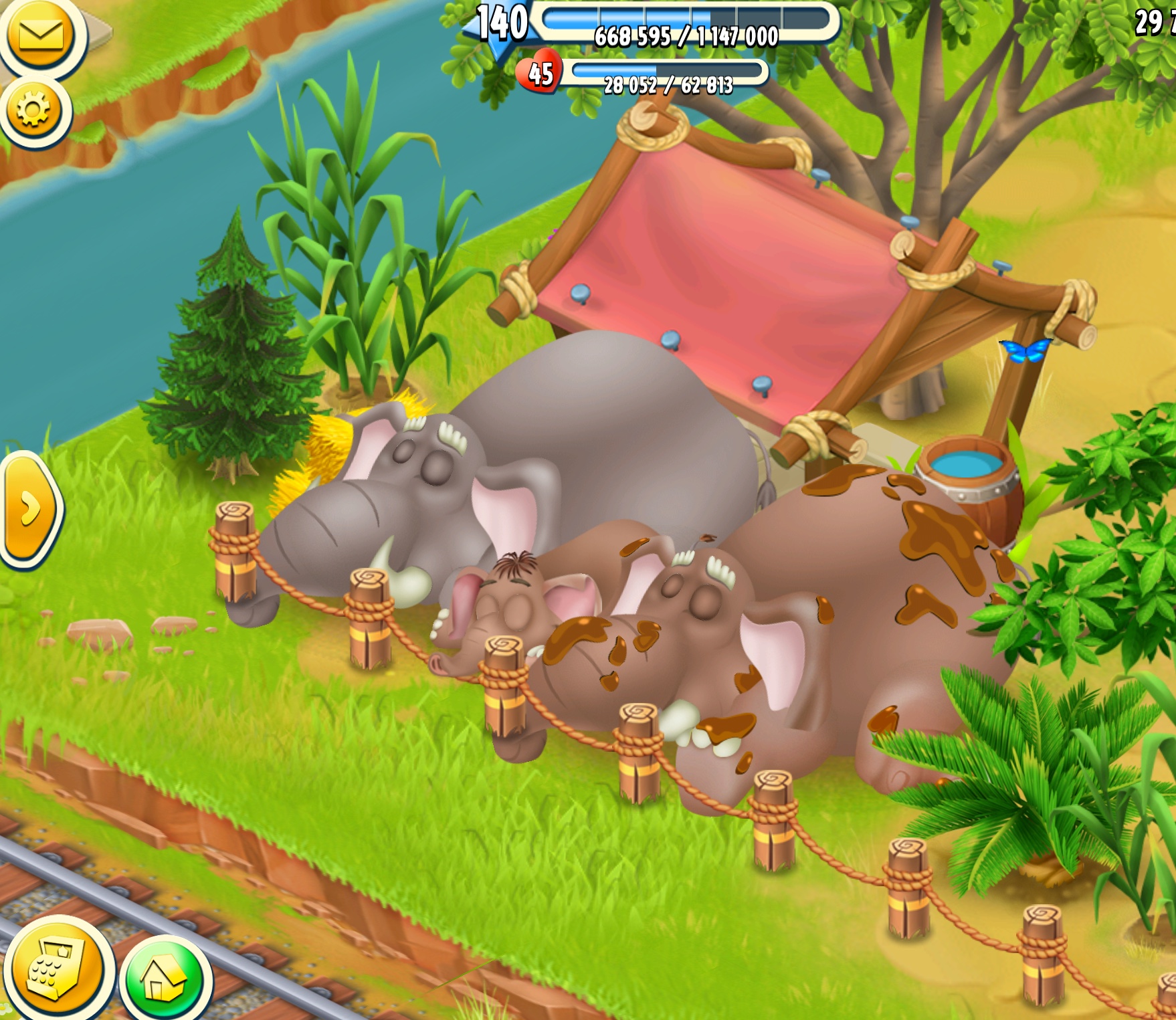 Familienglück bei den Elefanten