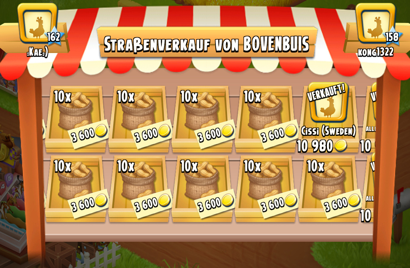 Ich trenne mich von meinen Nüssen