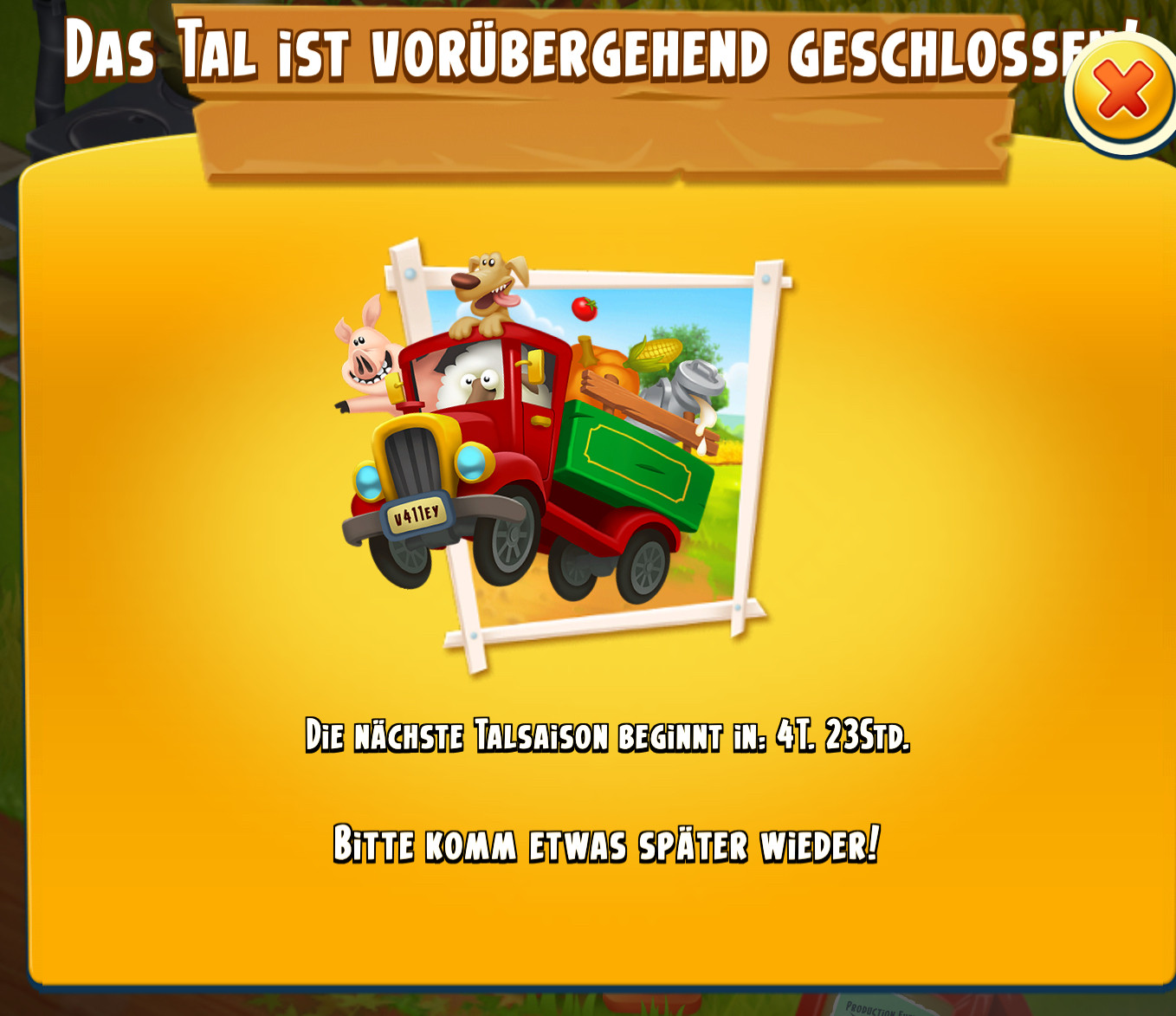 Talsaison am Donnerstag