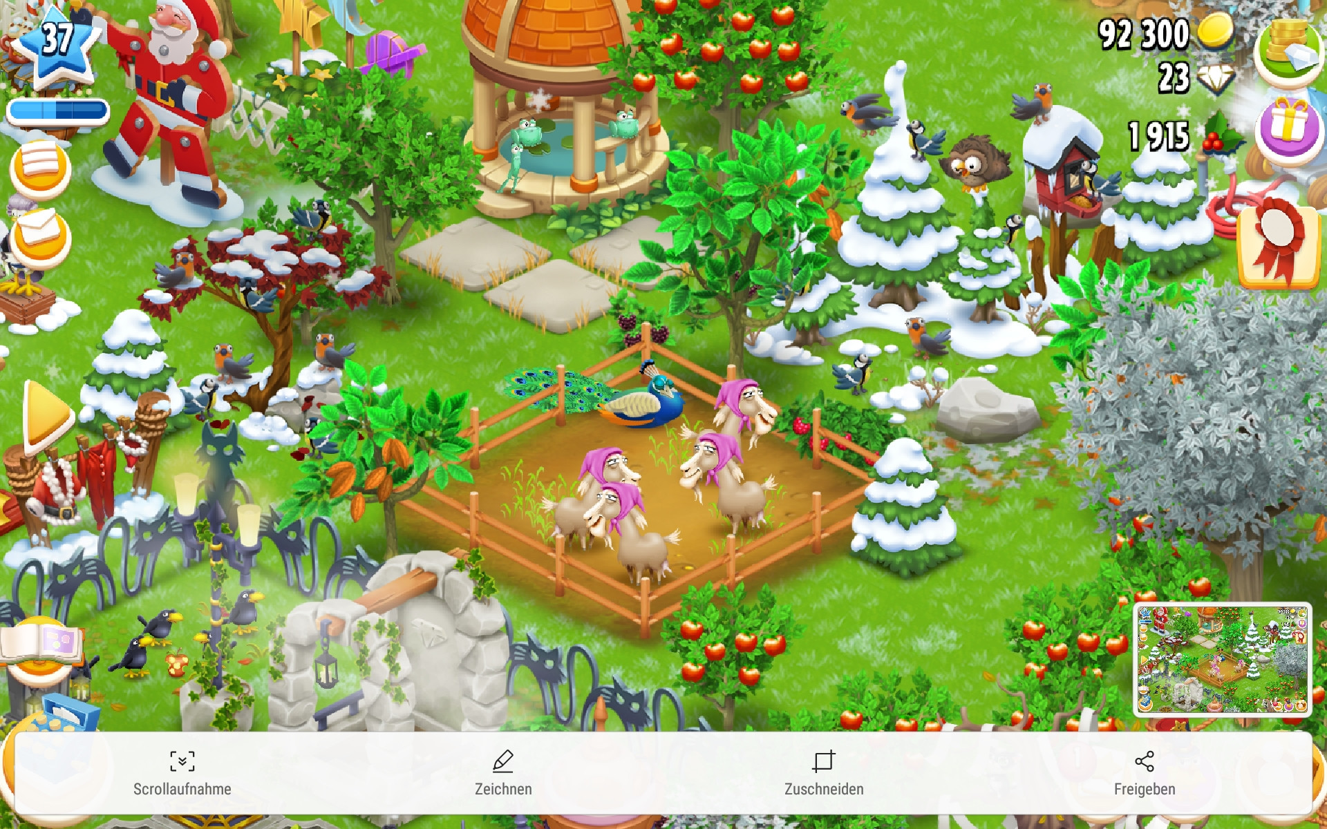 Heimlich bei den Ziegen eingemietet