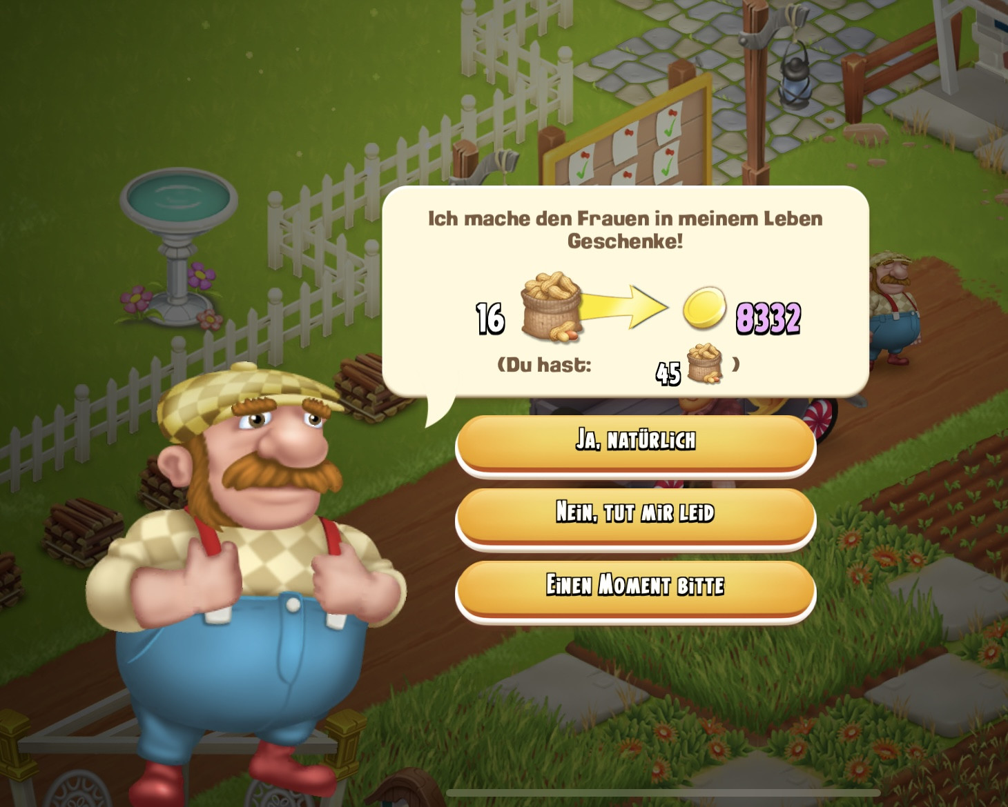 Da legt er sich ja mächtig in‘s Zeug 🤣