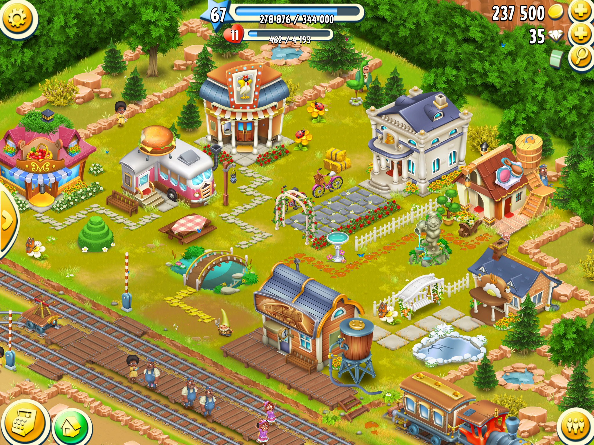 Hab meine Stadt auch etwas dekoriert :)