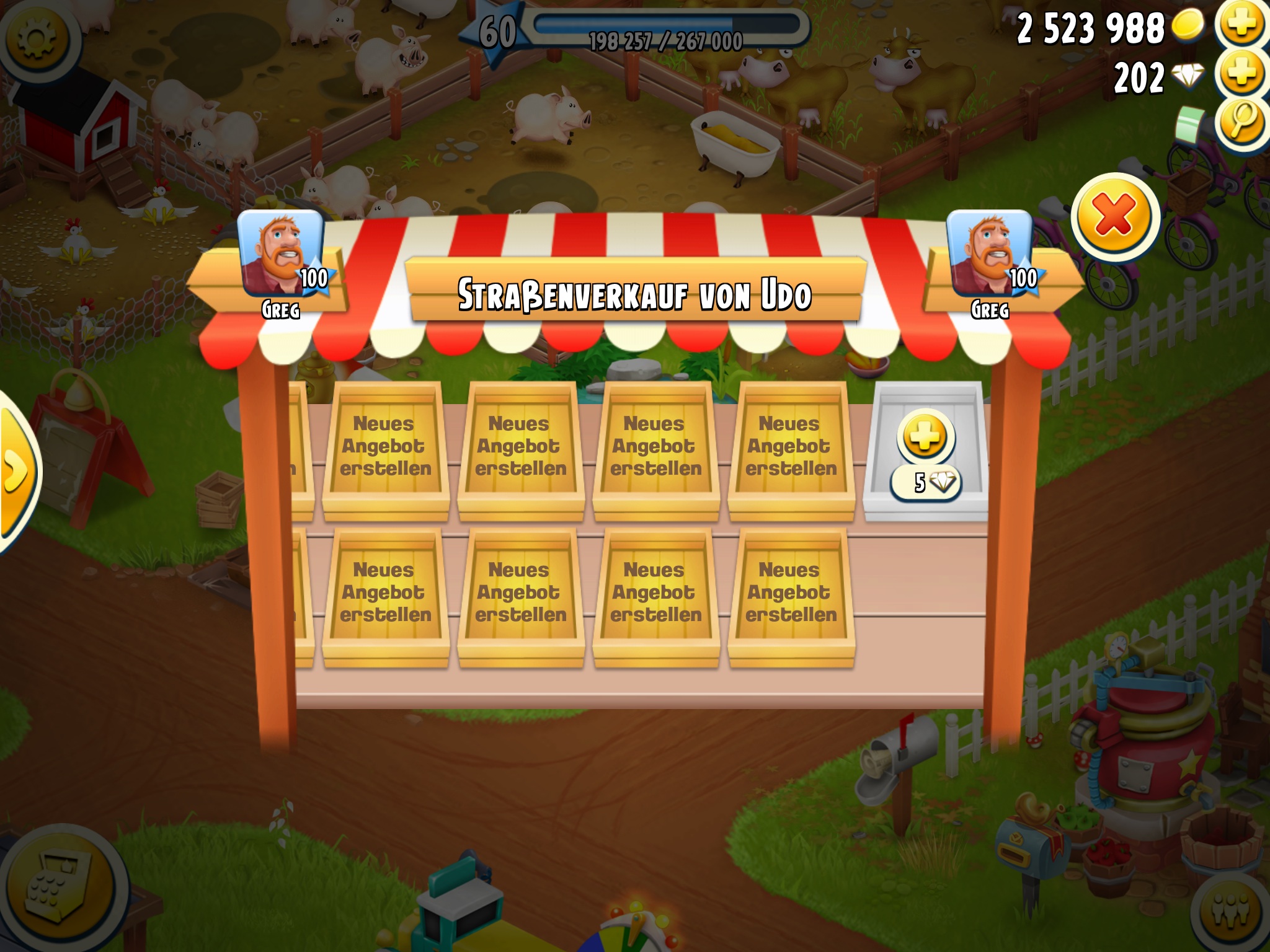 Greg gleich 2 mal da