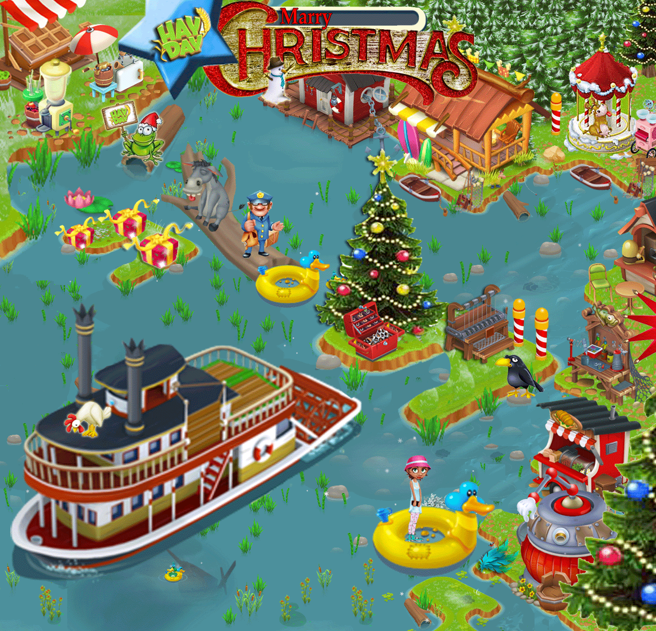 Weihnachten bei Bear