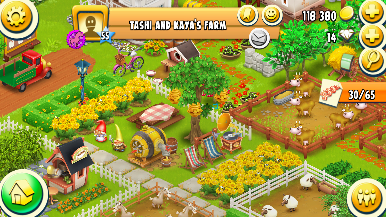 Liegestühle unter'm Bienenstock