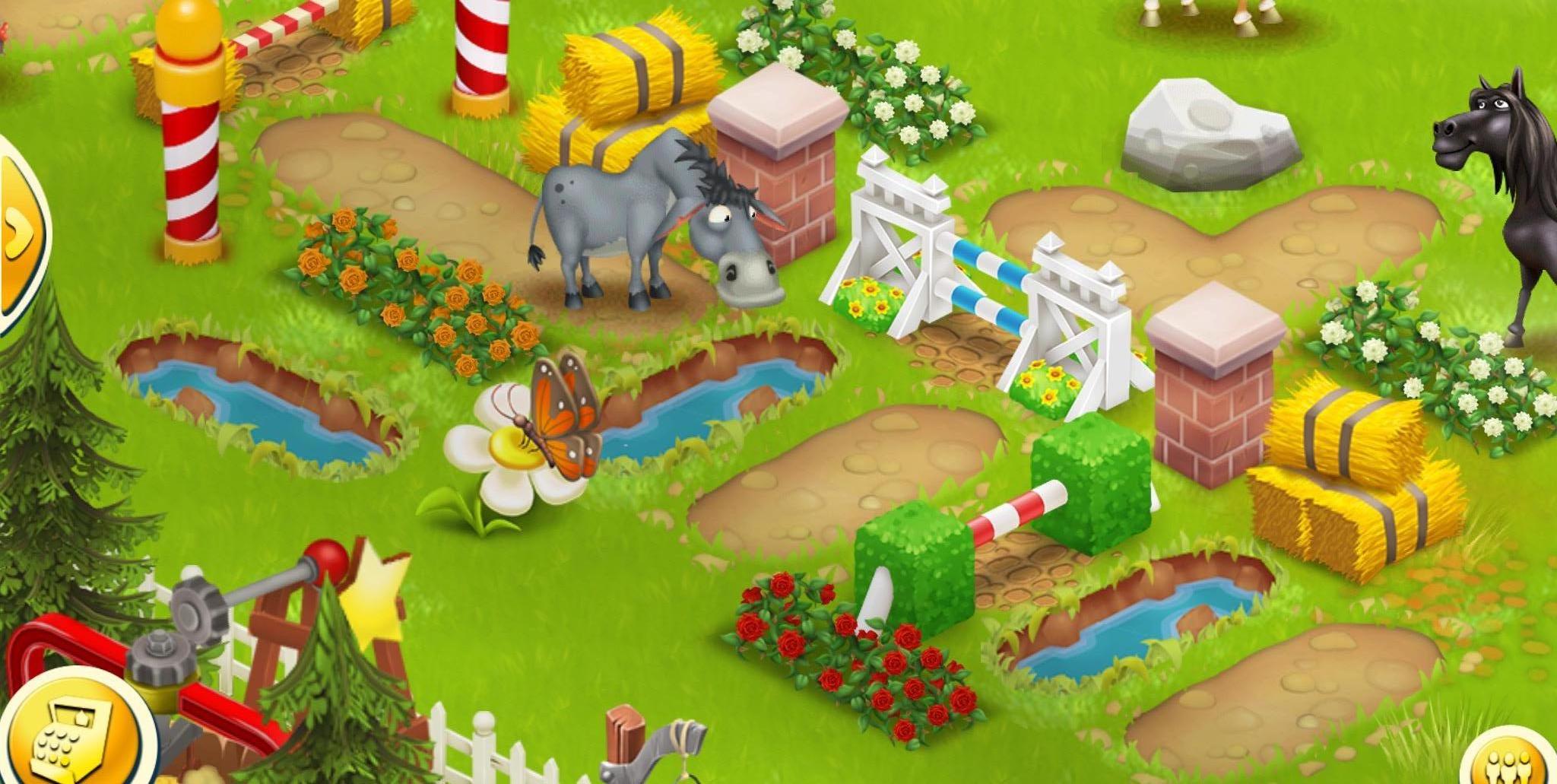 Ob sich der Esel traut zu springen?